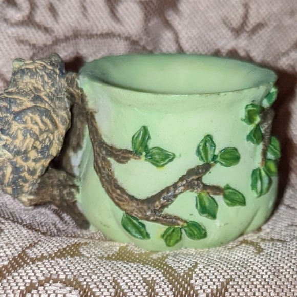 Vintage Resin Miniature Bird Teacups Set Of 5 - Picture 15 of 16